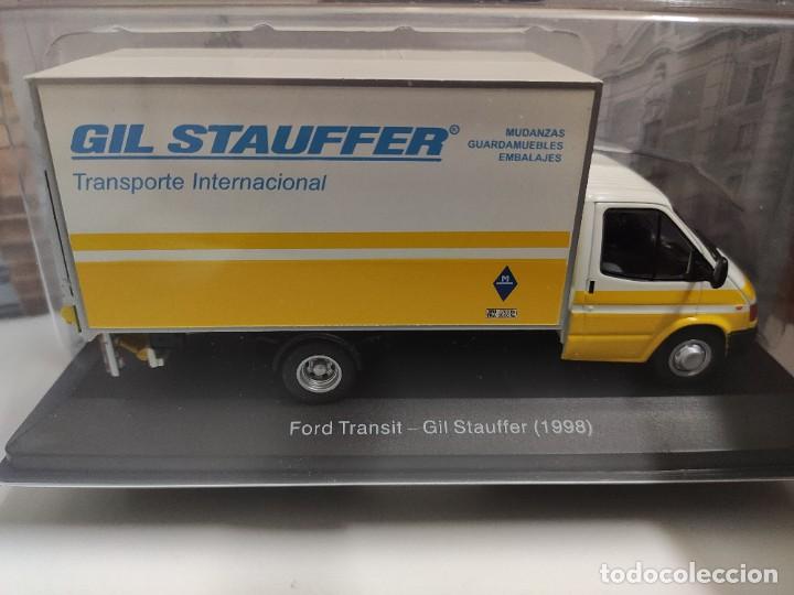 Model Cars: FORD TRANSIT VERSION GIL STAUFFER 1998 1/43, SALVAT, NUEVO