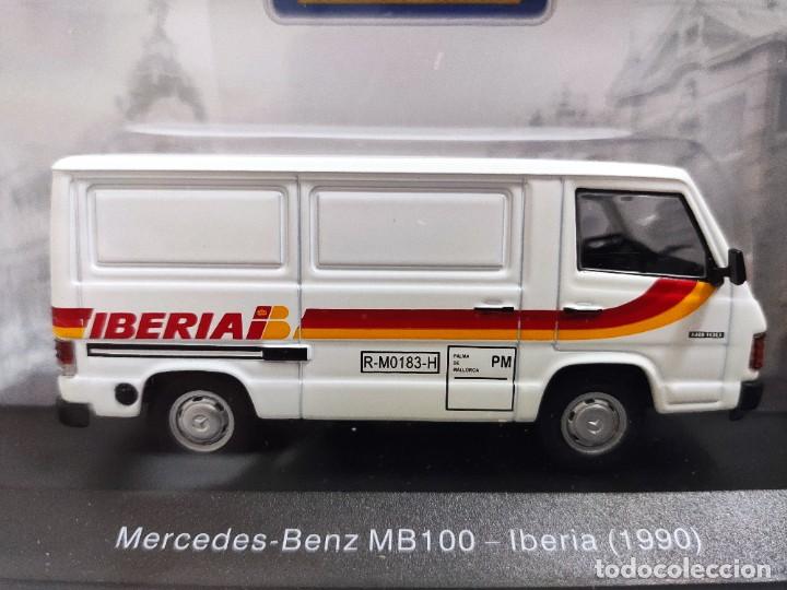 Model Cars: MERCEDES BENZ MB100, VERSION IBERIA 1990, ESCALA 1/43, SALVAT, NUEVO