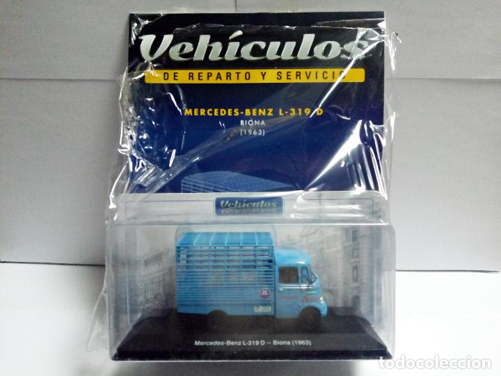 Voitures &agrave; l'&eacute;chelle: MERCEDES BENZ L-319 D BIONA 1963 - SALVAT ESCALA 1:43 CAMI&Oacute;N L319 PIENSOS MATR&Iacute;CULA ZAMORA BARAHONA