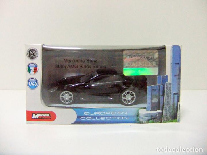 Auto in scala: MERCEDES BENZ SL65 AMG BLACK SERIES - MONDO MOTORS EUROPEAN COLLECTION ESCALA 1:43 COCHE AUTO SL 65