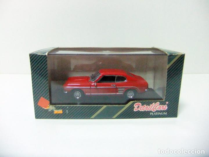 Voitures &agrave; l'&eacute;chelle: FORD CAPRI 3000 GT 1969 ART. 300 DETAILCARS PLATINUM ESCALA 1:43 - COCHE ROJO RED DETAIL CARS &acute;69