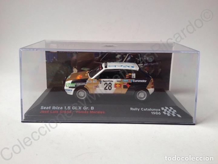 Coches a escala: Coche Rally Seat Ibiza 1.5 GLX Gr. B / Rally Catalunya - 1986 (Escala 1:43) ixo,rallye
