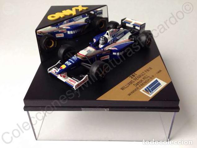 Coches a escala: Williams Renault FW18 DAMON HiLL (Escala 1:43) Formula 1 car Winner French GP 1996 / Onyx - Vitesse