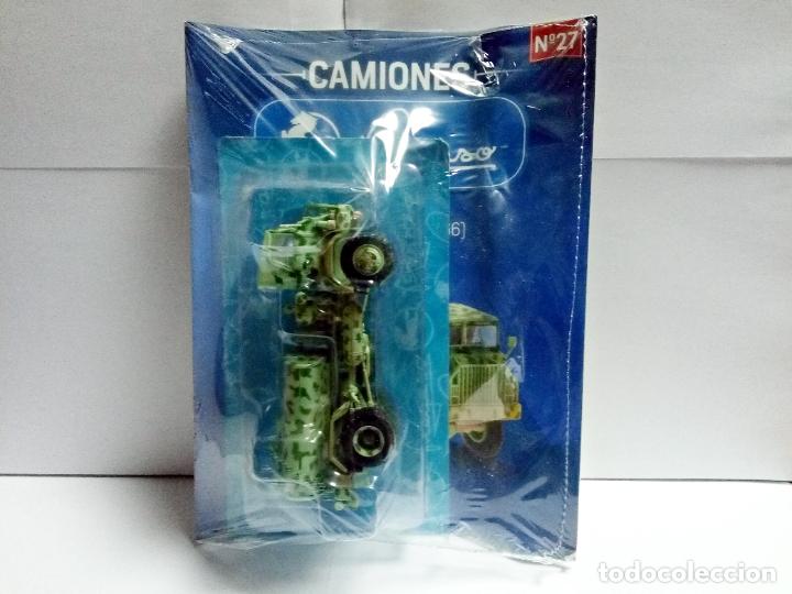 Voitures &agrave; l'&eacute;chelle: CAMI&Oacute;N PEGASO 3045 D EJ&Eacute;RCITO DEL AIRE 1966 SALVAT N&ordm; 27 ESCALA 1:43 CUBA CISTERNA ALJIBE EA 3045D