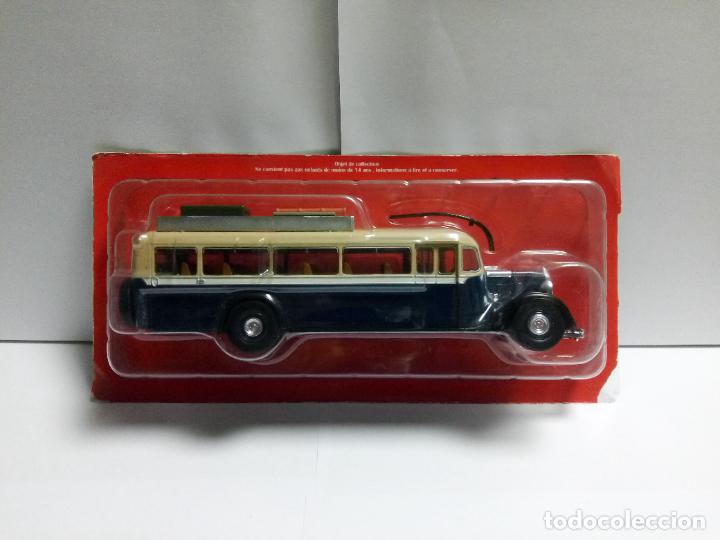 Coches a escala: AUTOB&Uacute;S CITROEN TYPE 45 1934 HACHETTE FRANCE SALVAT ESCALA 1:43 BUS AUTOCAR BUSES DEL MUNDO FRANCIA