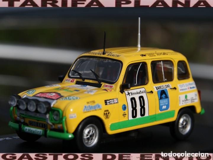 Modèle Renault 4 Rallye Monte-Carlo 1991 - échelle 1/43 - Hachette