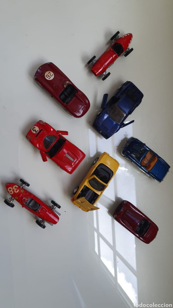 Voitures &agrave; l'&eacute;chelle: 8 coches FERRARI COLECCI&Oacute;N CL&Aacute;SICOS SHELL