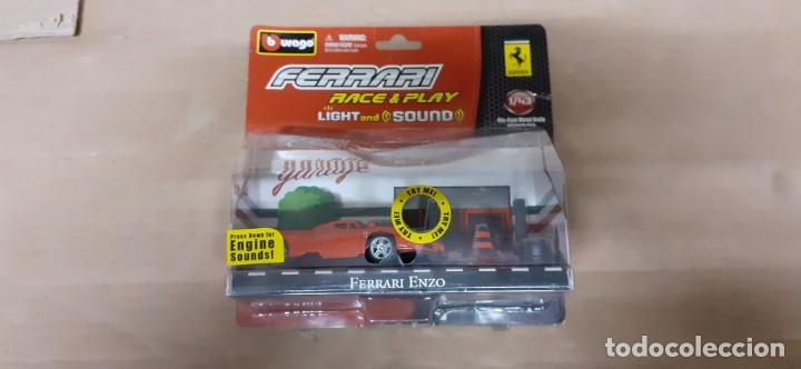 Voitures &agrave; l'&eacute;chelle: BLISTER BBURAGO FERRARI ENZO 1/43 ENGNE SOUNDS . NUEVO EN CAJA