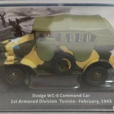 Coches a escala: COCHE MILITAR DODGE WC-6 COMMAND CAR / TUNISIA 1943 (ESCALA 1:43) IXO, GUERRA MUNDIAL. Lote 253441425