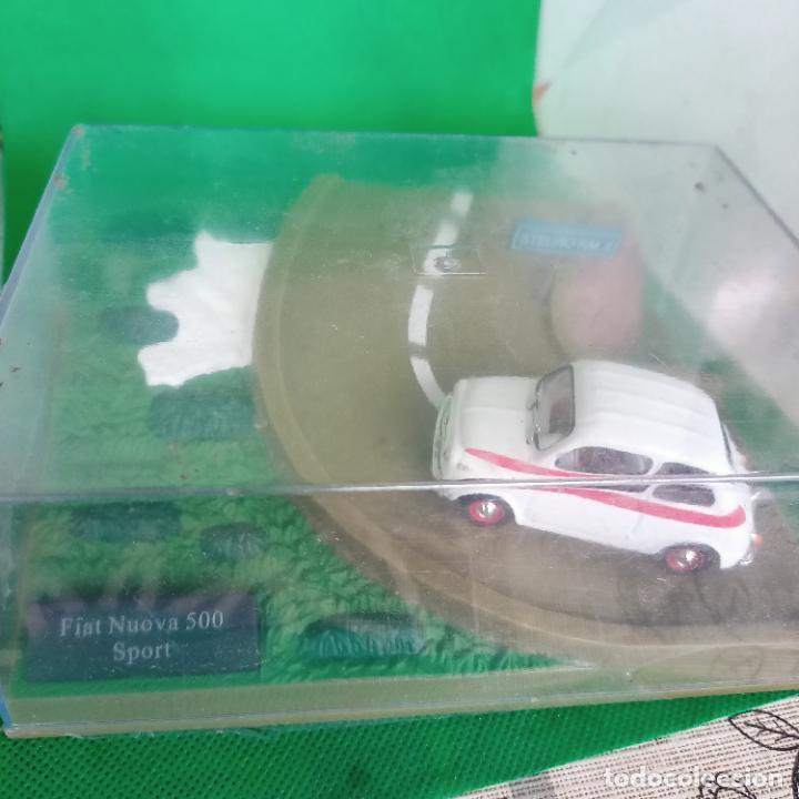 Model Cars: COCHE ANTIGUA COLECCION ATAYA DIORAMAS 1/43 FIAT NUOVA 500 SPORT