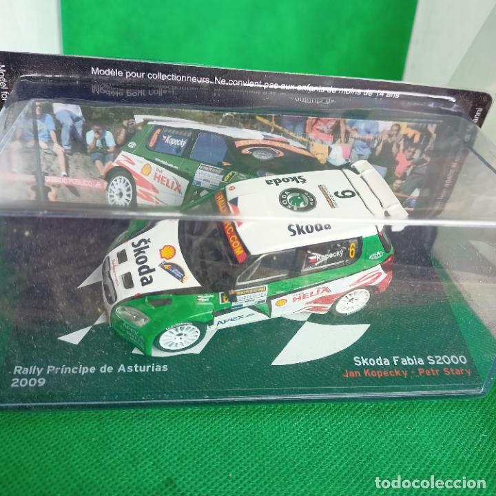 Model Cars: SKODA FABIA S2000 RALLY PRINCIPE DE ASTURIAS 2009 JAN KOPECKY-PETR STARY ESCALA 1:43 DE ALTAYA EN S