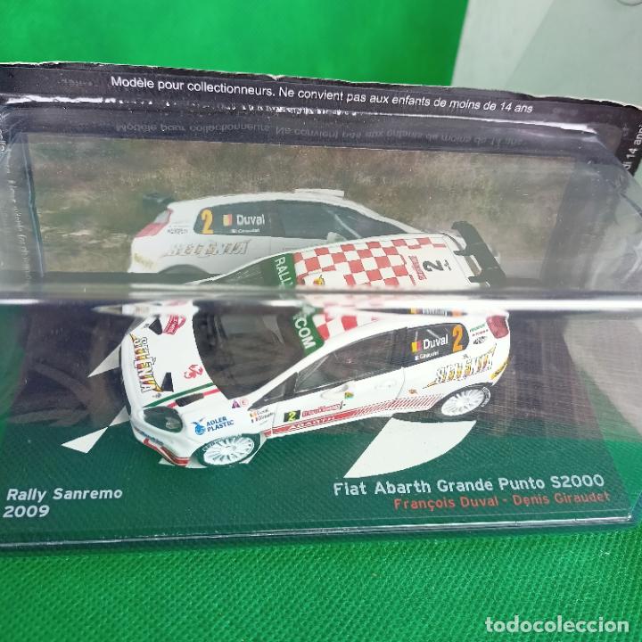 Model Cars: FIAT ABARTH GRANDE PUNTO S200 - Fran&ccedil;ois Duval - 1/43 - Rally Sanremo 2009