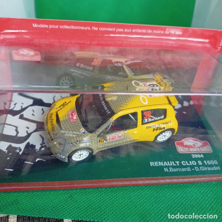 Model Cars: RENAULT CLIO S1600 rally de montecarlo 2004 n.bernardi-d.giraudet ESCALA 1:43 ALTAYA EN CAJA