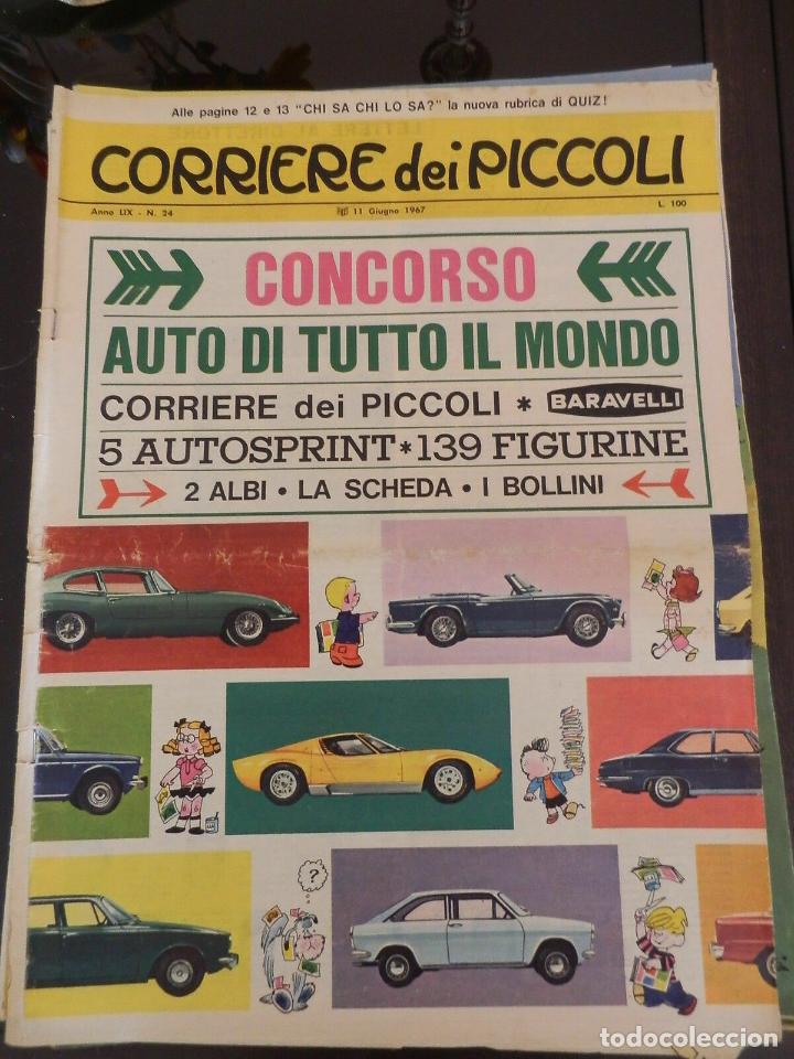 Voitures &agrave; l'&eacute;chelle: corriere dei piccoli anno LIX n.24 - 1967 - Rizzoli