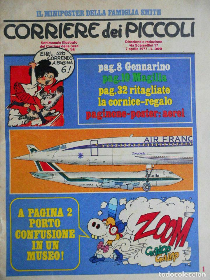 Voitures &agrave; l'&eacute;chelle: Corriere dei piccoli anno LXIX N.14 - 1977 - Rizzoli libri - Rizzoli