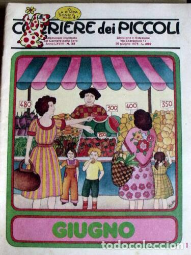 Voitures &agrave; l'&eacute;chelle: Corriere dei piccoli anno LXVIII N.25 - 1976 - Rizzoli libri - Rizzoli
