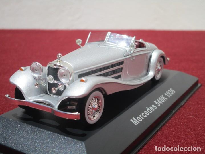 Model Cars: COCHE MERCEDES 540K 1936 1/43 1:43 Color gris plata