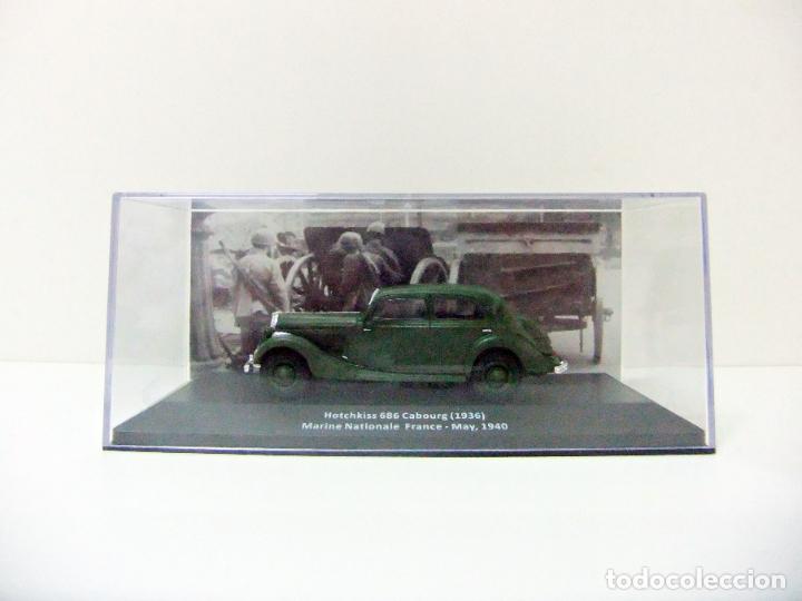 Coches a escala: HOTCHKISS 686 CABOURG 1936 MARINE NATIONALE FRANCE 1940 - ALTAYA ESCALA 1:43 COCHE 2&ordf; GUERRA MUNDIAL