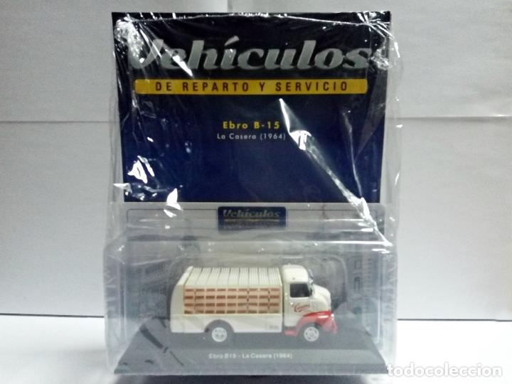 Coches a escala: CAMI&Oacute;N EBRO B-15 LA CASERA 1964 - SALVAT ESCALA 1:43 - REPARTO GASEOSA MATR&Iacute;CULA ALICANTE COCHE B15