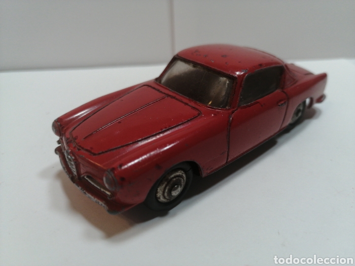 Auto in scala: ANTIGUO DINKY TOYS n&ordm; 24J, COUPE ALFA ROMEO del a&ntilde;o 1959 - ROJO - 1:43