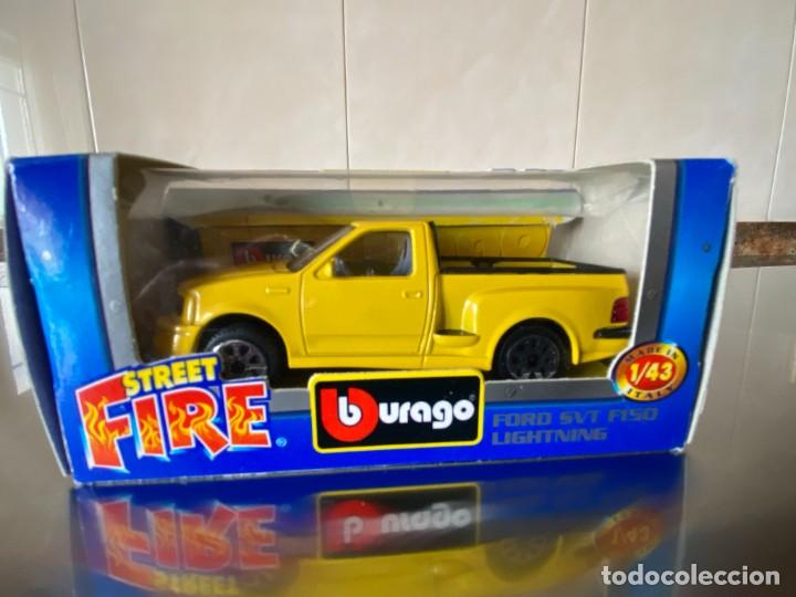 Auto in scala: COCHE FORD SVT F150 - 1/43 - BURAGO - EN CAJA - MADE IN ITALY