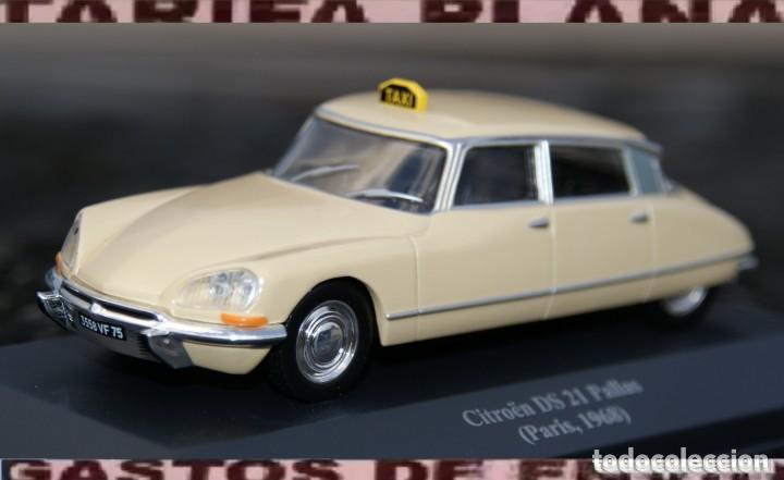 Coches a escala: CITROEN DS 21 PALLAS TAXI PARIS 1968 ESCALA 1:43 DE ALTAYA EN CAJA