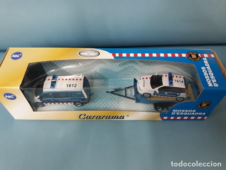 Coches a escala: MERCEDES VITO MOSSOS D' ESQUADRA CON REMOLQUE FIAT PUNTO 1/43 CARARAMA
