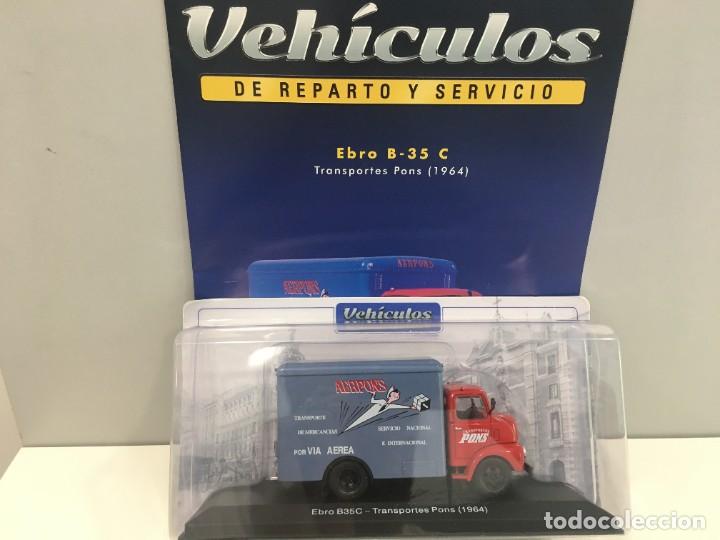 Auto in scala: CAMI&Oacute;N EBRO B-35 C TRANSPORTES PONS 1964 ESCALA 1/43