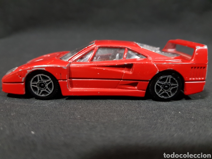Model Cars: Burago Ferrari F40 Rojo Escala 1:43