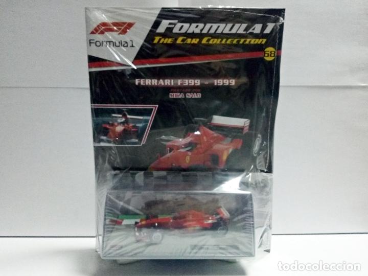 Voitures &agrave; l'&eacute;chelle: FERRARI F399 1999 MIKA SALO - SALVAT FORMULA 1 THE CAR COLLECTION N&ordm; 68 - COCHE 1:43 F1 #3 FINLAND