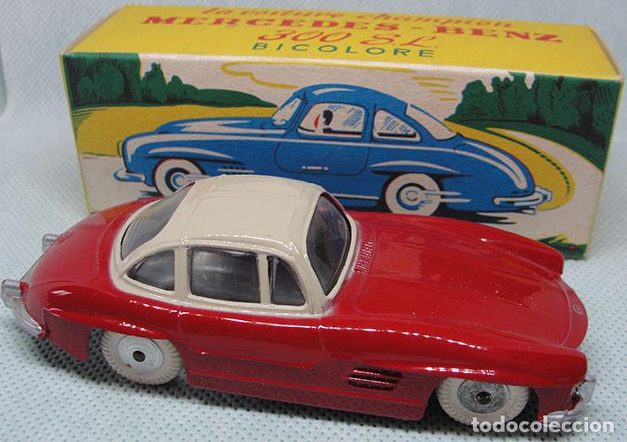 Model Cars: MERCEDES BENZ 300 SL BICOLORE 1:43 QUIRALU - MADE IN FRANCE - NUEVO EN SU CAJA -