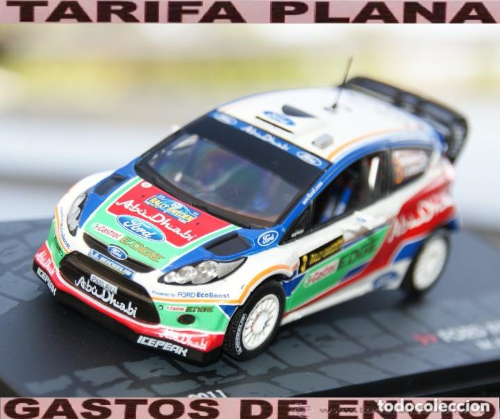 Coches a escala: FORD FIESTA RS WRC RALLYE SWEDEN 2011 M.HIRVONEN - J.LEHTINEN ESCALA 1:43 DE ALTAYA EN SU CAJA