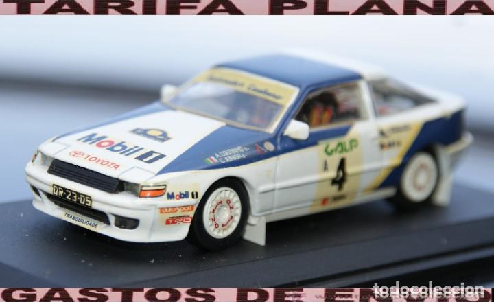 Voitures &agrave; l'&eacute;chelle: TOYOTA CELICA GT4 RALLYE PORTUGAL COUTHINO MOBIL ESCALA 1:43 DE TROFEU EN SU CAJA