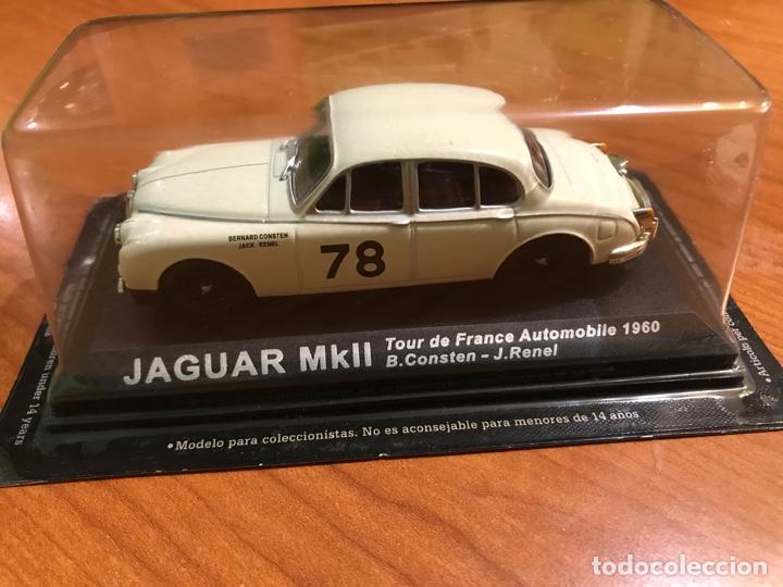 Coches a escala: JAGUAR MKII TIUR DE FRANCE AUTOMOBILE 1960 B.CONSTEN-J.RENEL 1:43 BLISTER NUEVO SIN ABRIR Cristinomo