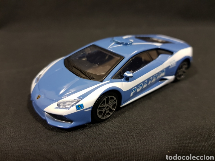 Coches a escala: Burago Lamborghini Hurac&aacute;n Street Fire LP 610-4 Polizia Escala 1:43 Diecast