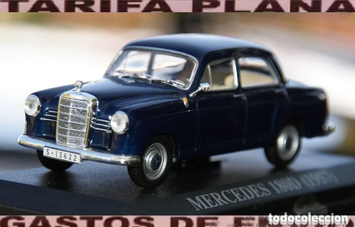 Coches a escala: MERCEDES 180D (1957) ESCALA 1:43 DE ALTAYA EN SU CAJA