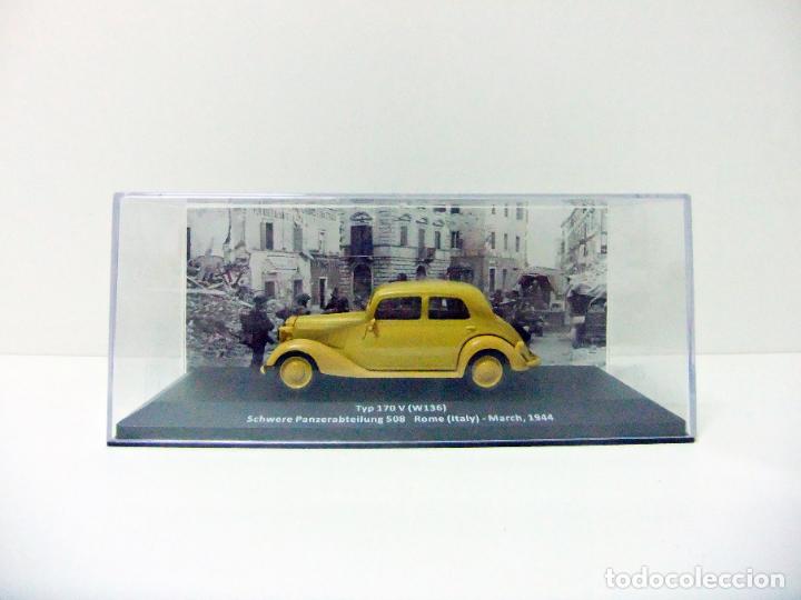 Coches a escala: TYP 170 V W136 PANZER ABTEILUNG 508 ROMA 1944 ALTAYA 1:43 COCHE EJ&Eacute;RCITO ALEM&Aacute;N MERCEDES BENZ 170V