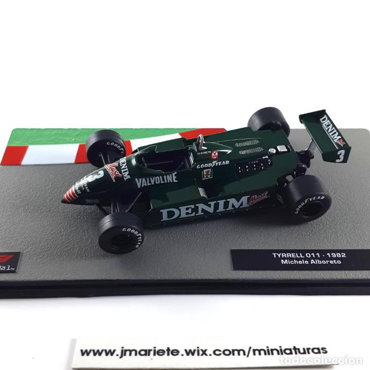 Auto in scala: 48 Tyrrell 011 1982 Michele Alboreto 1:43