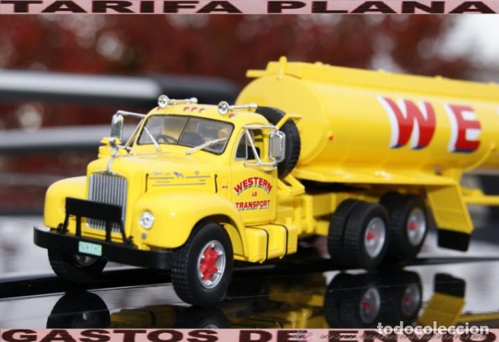 Coches a escala: camion AMERICANO MACK B 61 T 1958 ESCALA 1:43 DE ALTAYA EN SU EMBALAJE ORIGINAL