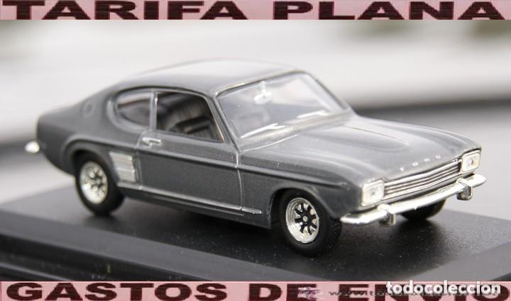 Auto in scala: FORD CAPRI CON DEFECTO LE FALTA EL ESPEJO RETROVISOR ESCALA 1:43 DE DEL PRADO EN CAJA NO ORIGINAL