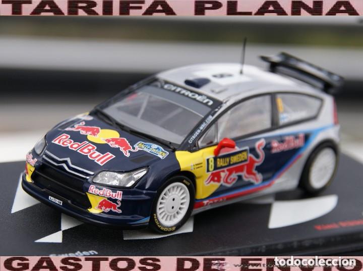 Voitures &agrave; l'&eacute;chelle: CITROEN C4 WRC RALLY SWEDEN 2010 KIMI RAIKKONEN - KAJ LINDSTROM ESCALA 1:43 DE ALTAYA EN SU CAJA