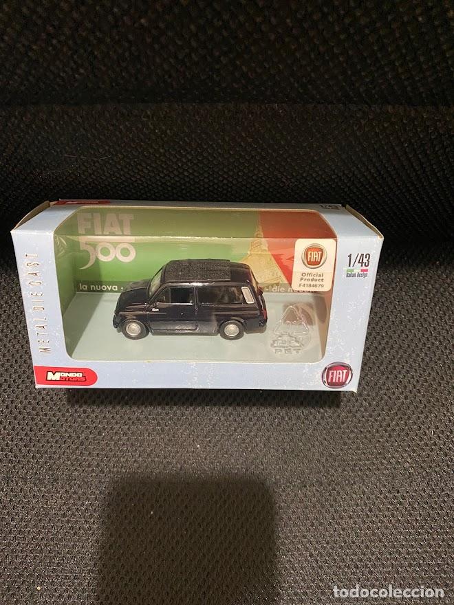 Voitures &agrave; l'&eacute;chelle: mondo motors 1/43 - fiat 500 familiare blu scuro - MONDO MOTORS