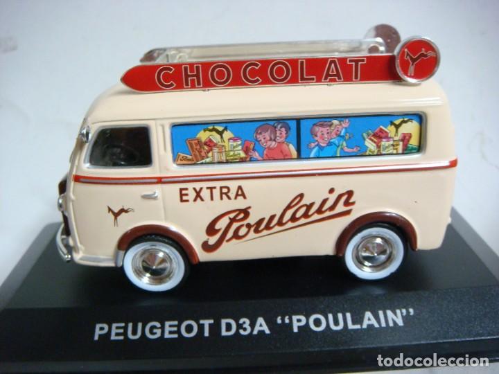 Miniature Bourbon Peugeot D3A Hilti 1/43, Moulée Sous Pression, Non Motorisée - Occasion