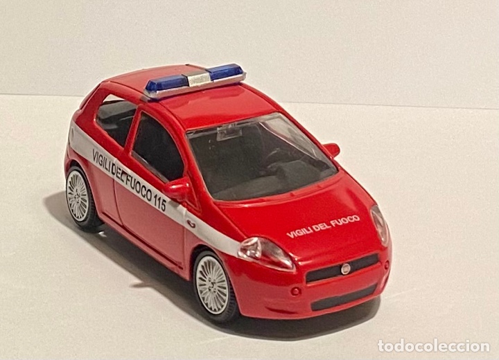 Model Cars: Mondomotors Fiat Grande Punto 1/43 Vigili del Fuoco
