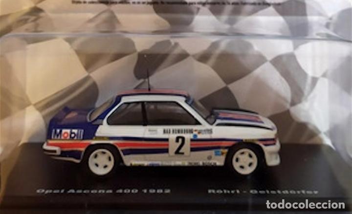 Coches a escala: Opel Ascona 400 - Walter Rohrl - Rally de MonteCarlo, 1982 (Escala 1:43) ixo. Coches de Rallyes, WRC