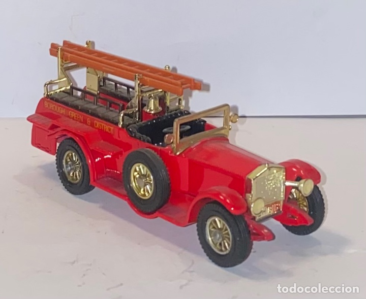 Coches a escala: Matchbox Models of Yesteryear 1920 Rolle Royce Fire Engine &ldquo;Borough Green And District&rdquo; 1/43. 1973