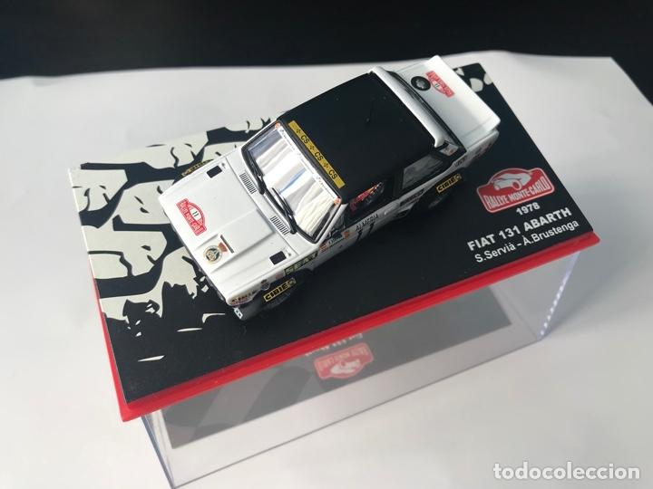 Voitures &agrave; l'&eacute;chelle: FIAT 131 ABARTH RALLYE MONTE CARLO 1978 S.SERVIA-A.BRUSTENGA 1:43 ALTAYA Cristinomodels