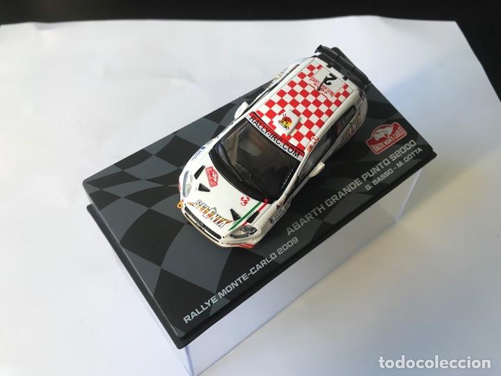 Voitures &agrave; l'&eacute;chelle: ABARTH GRANDE PUNTO S2000 RALLYE MONTE CARLO 2009 G.BASSO-M.DOTTA 1:43 ALTAYA Cristinomodels