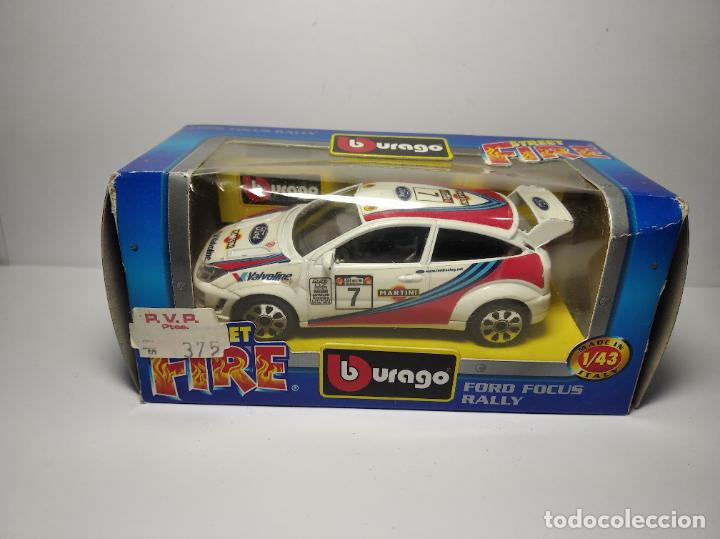 Coches a escala: FORD FOCUS RALLYE DE BBURAGO BURAGO 1,43 NUEVO EN SU CAJA