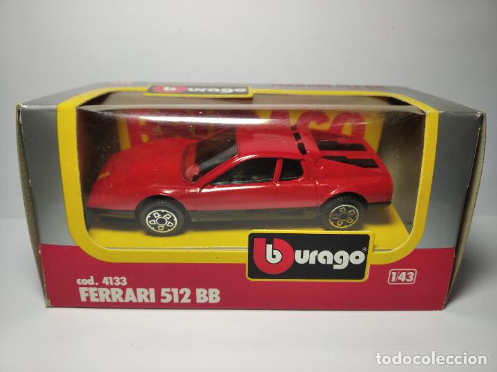 Coches a escala: FERRARI 512 BB BERLINETTA BOXER DE BBURAGO BURAGO 1,43 NUEVO EN SU CAJA
